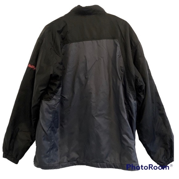 MENS SKI WINDBREAKER BLACK SKI JACKET LARGE - Picture 2 of 8